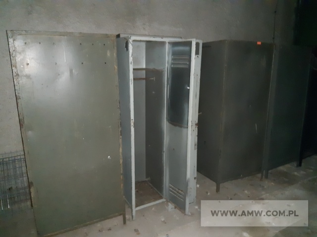 Szafy metalowe na odzież WP2-34 (wymiary: 1850 x 800 x 500 mm) - pakiet zawierający 5 szt. 